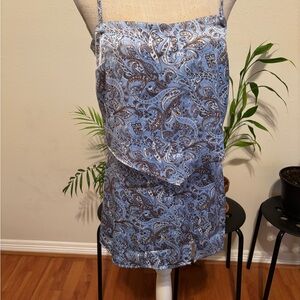 Blue Hollister Paisley Women's Skirt set
